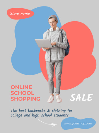 Back to School Special Offer Poster US tervezősablon