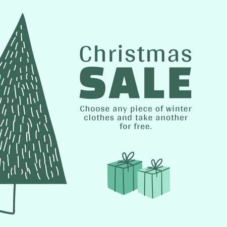 Fantastic Christmas Holiday Sale Instagram Design Template