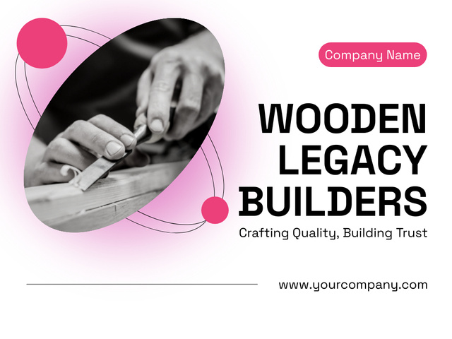 Modèle de visuel Wooden Legacy Builders - Presentation
