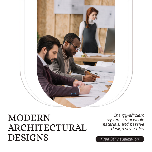 Modèle de visuel Contemporary Architectural Design Solutions and Service - Animated Post
