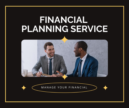 Financial Planning Service Offer Facebook Design Template