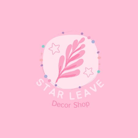 Template di design Decor Shop Ads Logo
