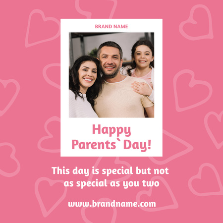 Parents' Day Greetings Instagram Design Template