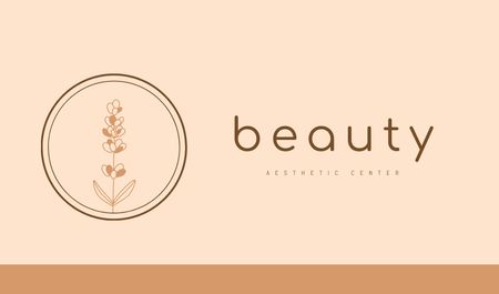 Beauty Salon Services Offer Business card – шаблон для дизайну