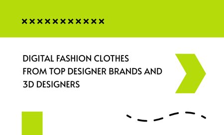 Online Clothing Designer Services Business Card 91x55mm Design Template