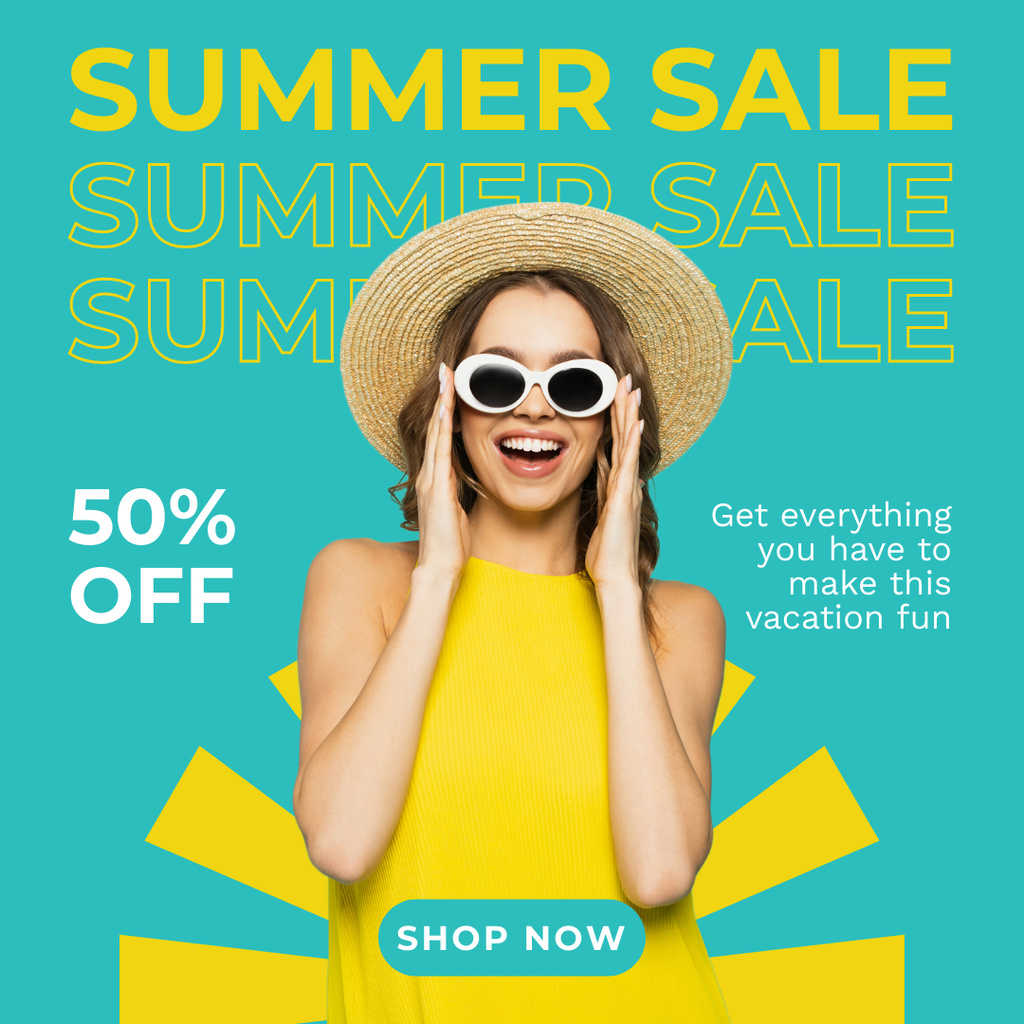 Summer Sale of Fashion Items Instagram – шаблон для дизайна