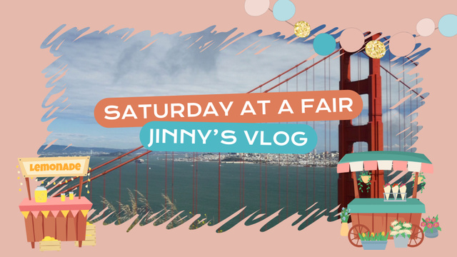 Saturday Fair Announcement In City Video YouTube intro – шаблон для дизайну