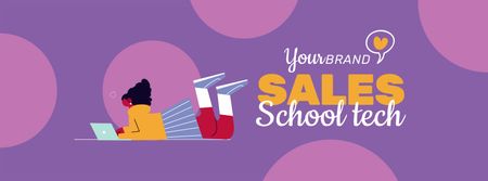 Back to School Special Offer Facebook Video cover Design Template