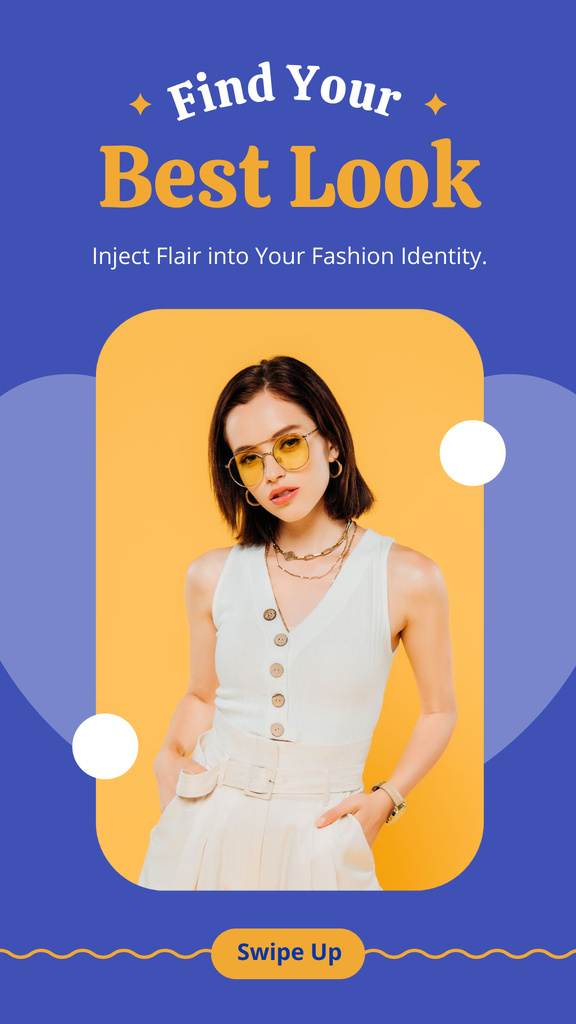Find Your Best Looks with Our Fashion Consultation Instagram Story – шаблон для дизайна