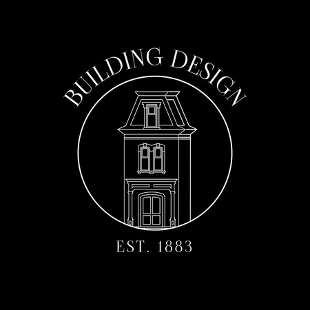 Construction and Design Services with Long Tradition Animated Logo Πρότυπο σχεδίασης