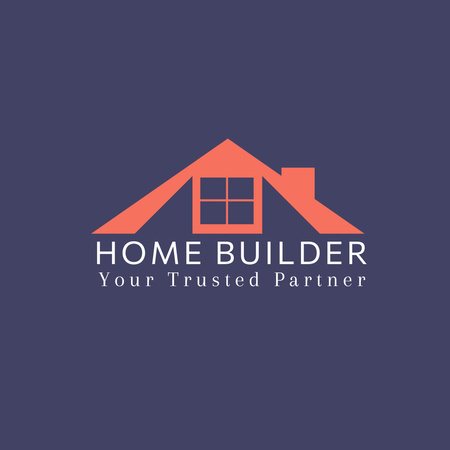 Designvorlage Offer from Builder of Houses für Logo