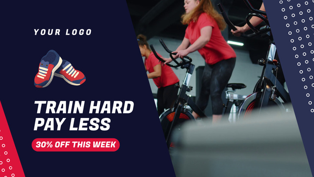 Hard Trainings In Gym Offer With Discount Full HD video Tasarım Şablonu