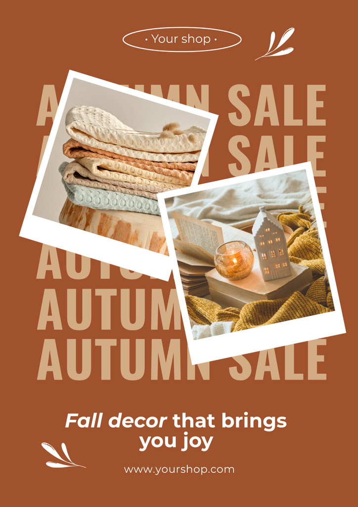 Home Decor Products at Reduced Prices Poster B2 Design Template