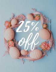 Holiday Decor Offer with Easter Eggs Wreath