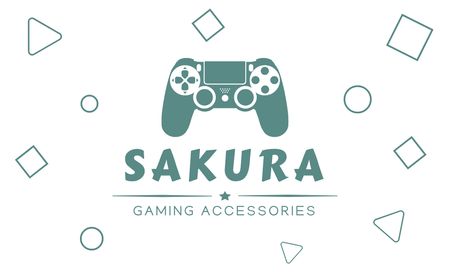 Sale Offer of Gaming Accessories Business Card 91x55mm – шаблон для дизайна