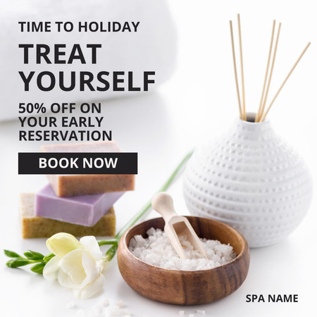 Special Offers for Spa Retreat Instagram Design Template