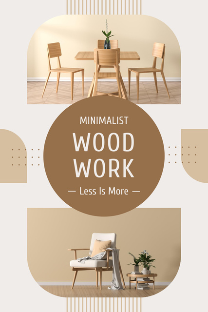 Minimalist Woodworking Pieces Offer Pinterest – шаблон для дизайну