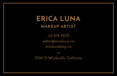 Makeup Artist Services Ad