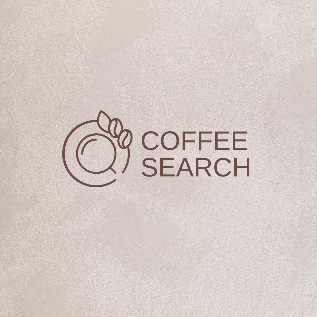 Template di design Emblem for Coffee House with Coffee Beans Logo