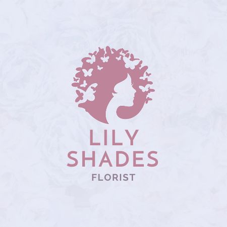 Plantilla de diseño de Flower Shop Services Offer Logo 