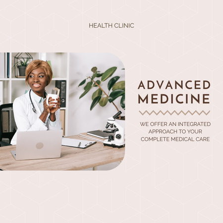 Center for Advanced Medicine Instagram Design Template