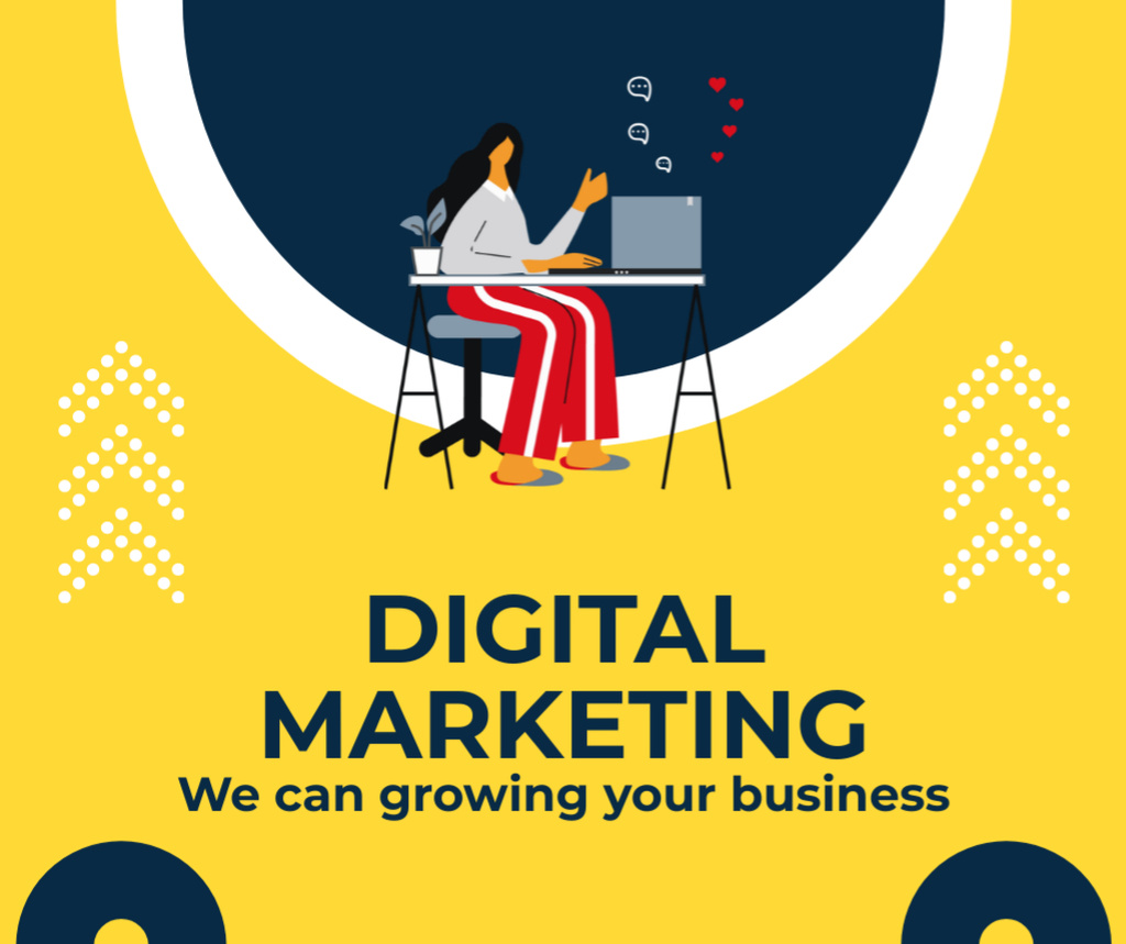 Niche-specific Marketing Agency Service For Business Growth Facebookデザインテンプレート