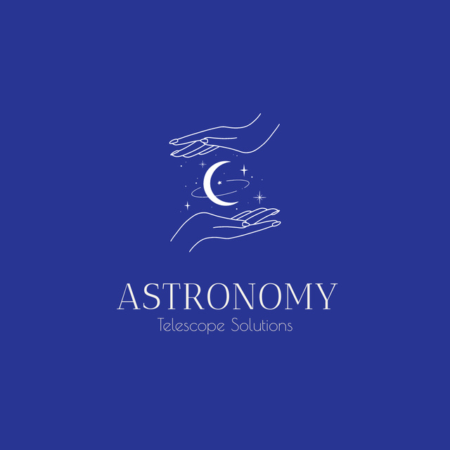 Designvorlage Astronomical Store Ad für Logo 1080x1080px