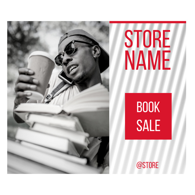Get The Best Books On Sale Instagram tervezősablon