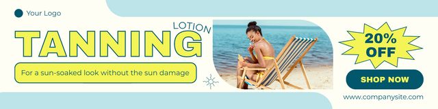 Szablon projektu Offer Tanning Lotion without Consequences Twitter