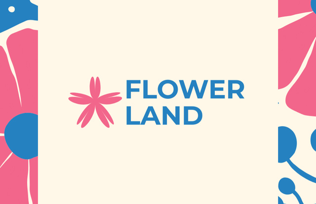 Modèle de visuel Flower Shop's Simple Thank You - Business Card 85x55mm