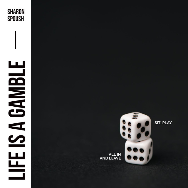 Music Album Performance with Dice Album Cover – шаблон для дизайна