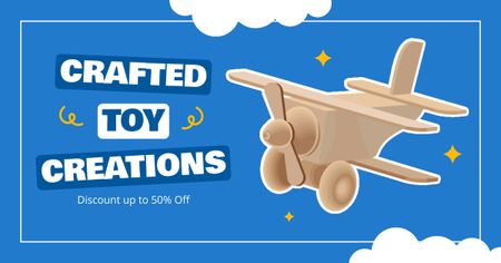 Discount on Craft Toys Facebook AD Design Template