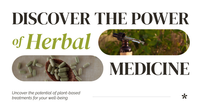 Effective Herbal Medicine Promotion With Slogan Full HD video Design Template