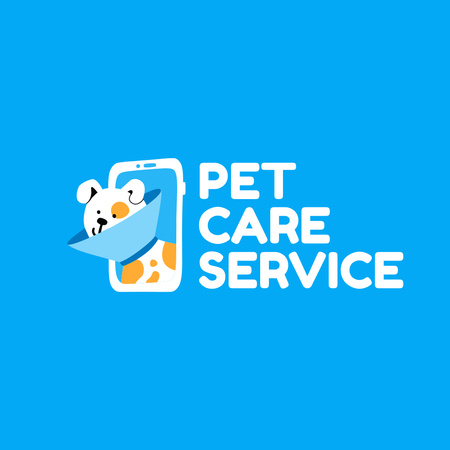 Modèle de visuel Services de soins de santé pour animaux de compagnie - Animated Logo
