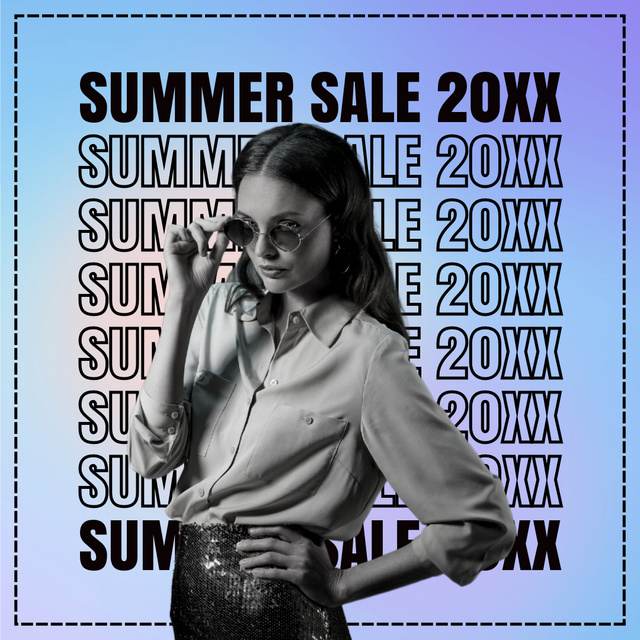 Fashionable Outfits Sale Offer In Summer Instagramデザインテンプレート