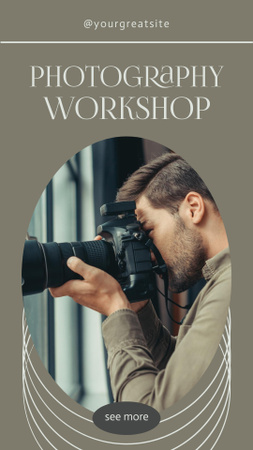 Photography Workshop Instagram Story Design Template