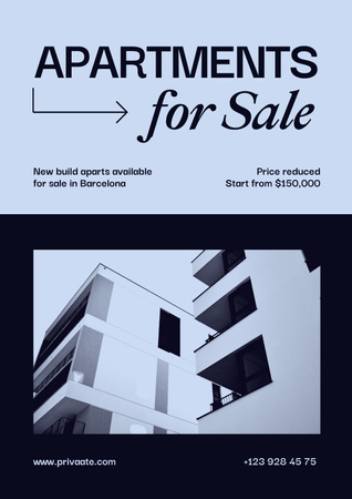 Designvorlage Property Sale Offer für Poster