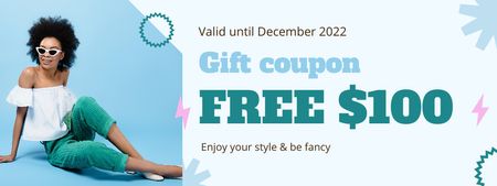 Coupon 8x3 in Coupon Design Template