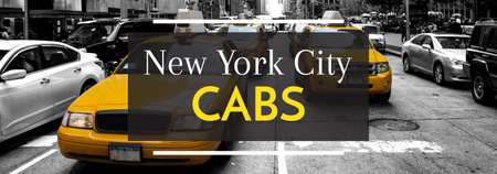 Taxi Cars in New York Tumblr Design Template
