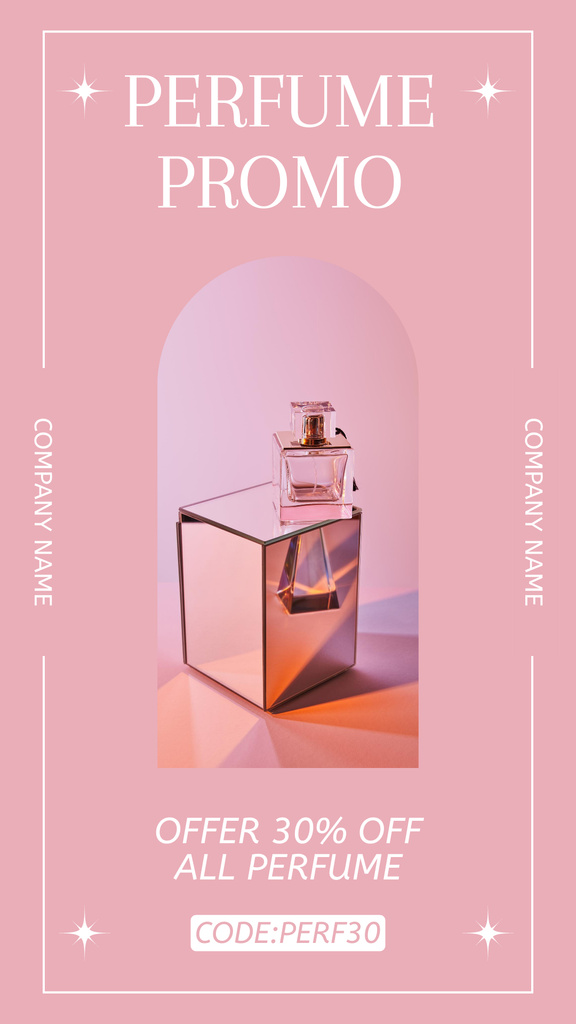 Special Promo of Perfume Sale Instagram Story Tasarım Şablonu