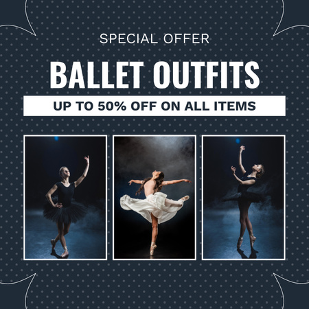 Special Offer of Ballet Equipment Instagram Design Template