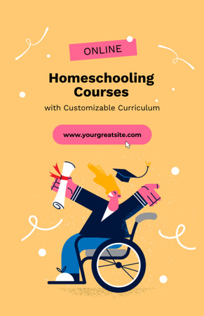 Home Education Ad Flyer 5.5x8.5in Design Template