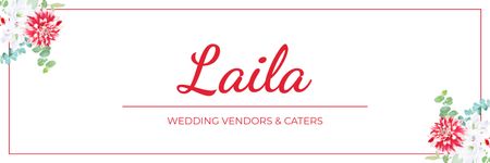 Düğünler İçin Personel ve Yemek Hizmeti Email header Tasarım Şablonu