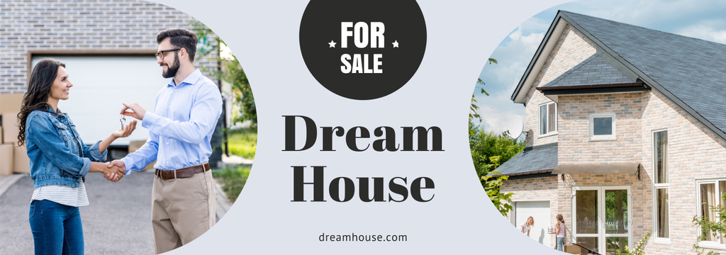 Ontwerpsjabloon van Tumblr van Perfect Dream House For Sale