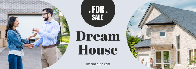 Template di design Perfect Dream House For Sale Tumblr