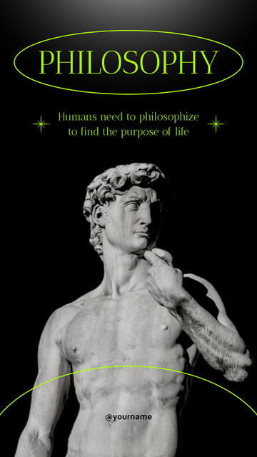People Need Philosophy Instagram Story – шаблон для дизайну