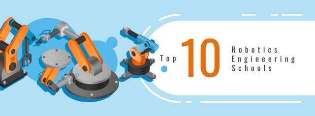 Top-notch Set Of Robotics Engineering Schools Facebook cover – шаблон для дизайну