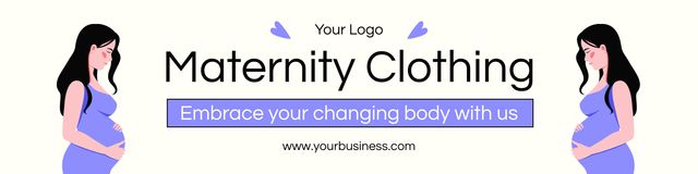 Maternity Clothes Sale for Personalized Style Twitter Design Template