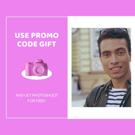 Free Professional Photoshoot Offer Animated Post Design Template
