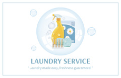 Offer of Laundry Services with Detergents